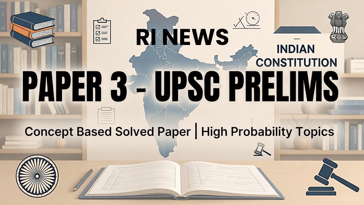 RI News UPSC Prelims Paper 3 Solved Thumbnail