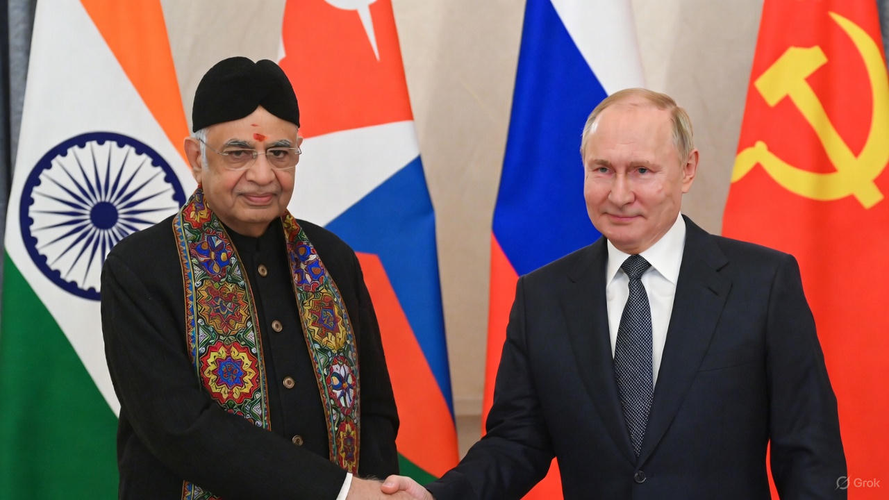 भारत–रूस प्रतिनिधिमंडल की मुलाकात