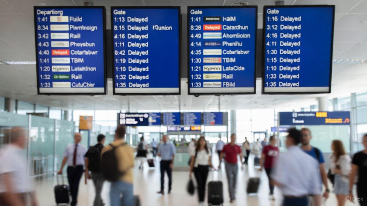 IndiGo Flights Delay / Airport