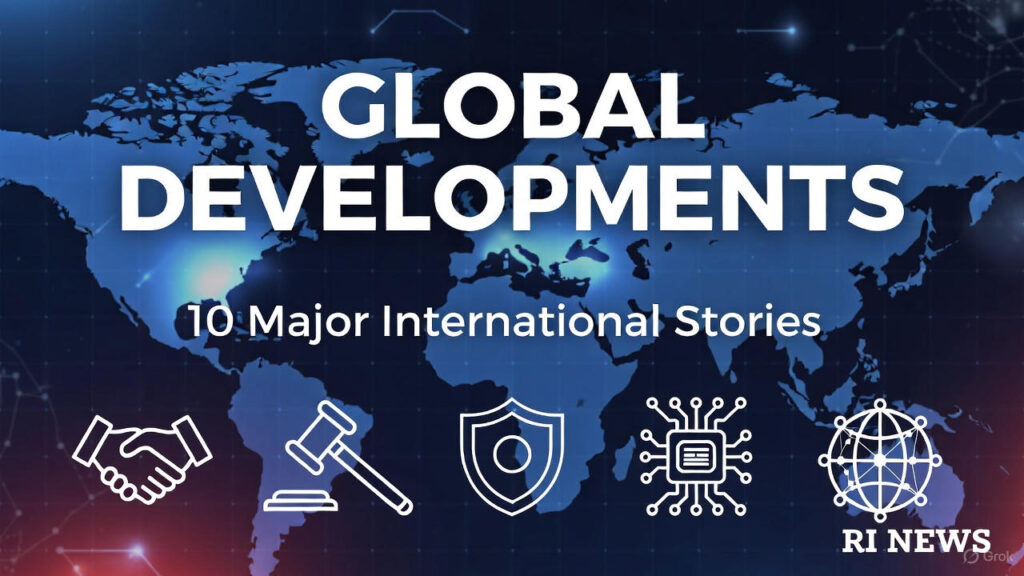 वैश्विक घटनाक्रम – दुनिया की 10 प्रमुख अंतरराष्ट्रीय खबरें