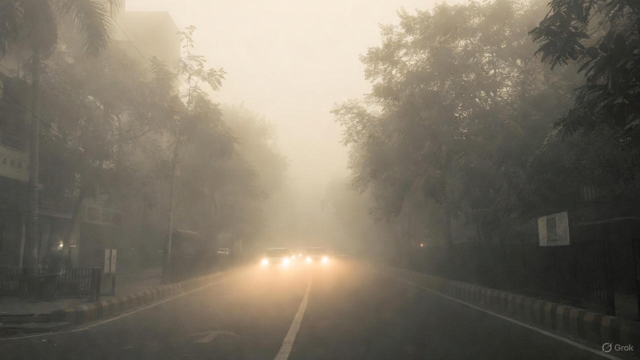 उत्तर भारत में कोहरा और शीतलहर