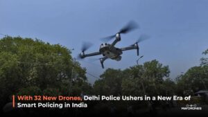 नए साल के मद्देनज़र दिल्ली में हाई अलर्ट, निगरानी के लिए ड्रोन तैनात