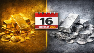 आज का सोना चांदी भाव 16 फरवरी 2026