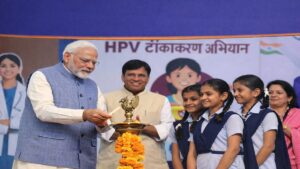 प्रधानमंत्री नरेंद्र मोदी ने अजमेर से राष्ट्रव्यापी HPV वैक्सीनेशन ड्राइव की शुरुआत की