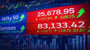भारतीय शेयर बाजार में तेजी का संकेत, निफ्टी और सेंसेक्स बढ़त के साथ ट्रेड करते हुए