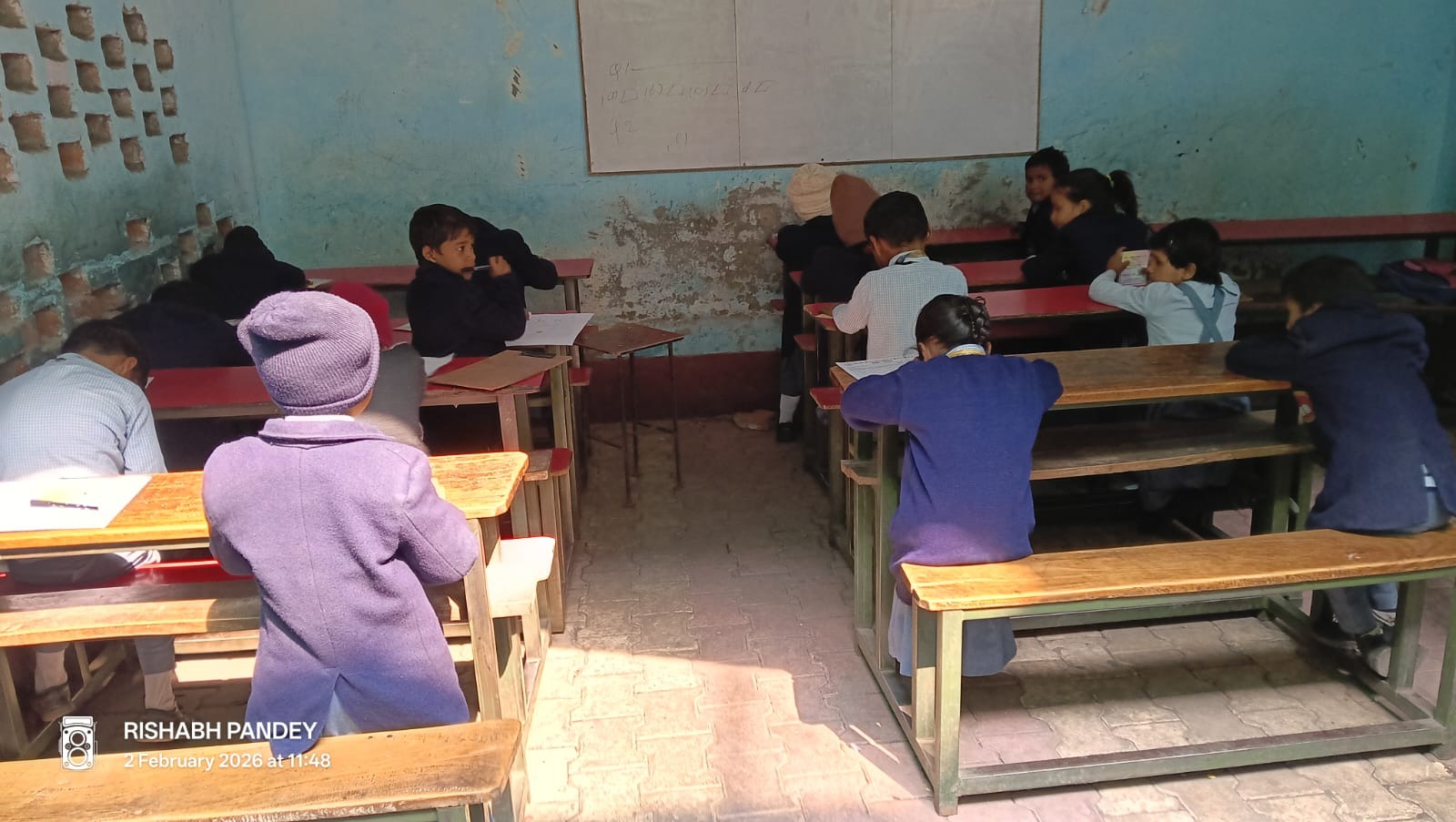 महुई शाखा में ज्ञान केरला जूनियर चैंप परीक्षा