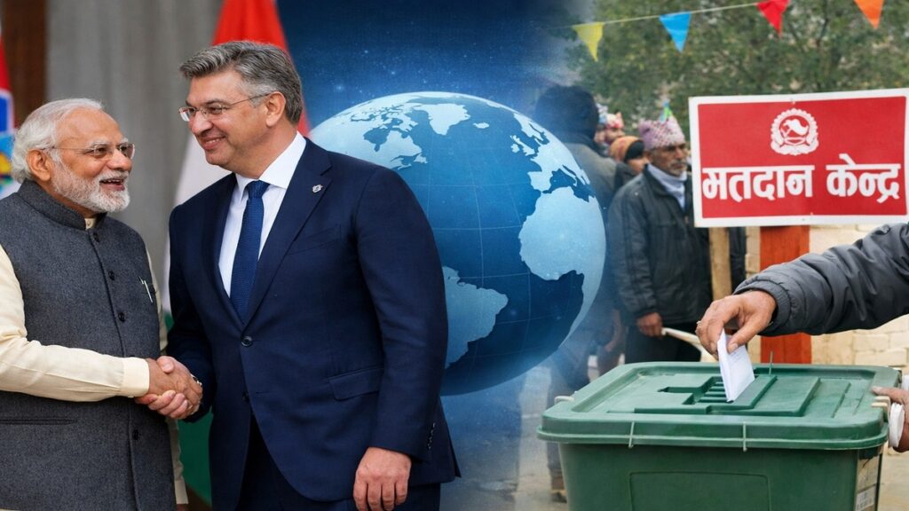 अंतरराष्ट्रीय खबरें: भारत-क्रोएशिया वार्ता, नेपाल चुनाव और रूस-भारत तेल नीति से जुड़ी वैश्विक गतिविधियां