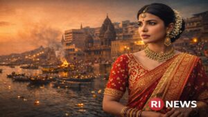 वाराणसी घाटों की पृष्ठभूमि में फिल्म दृश्य, भारतीय संस्कृति से प्रेरित सिनेमा