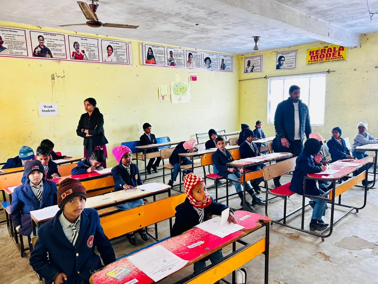 ज्ञान केरला जूनियर चैंप परीक्षा सैदपुर शाखा के नन्हे बच्चे