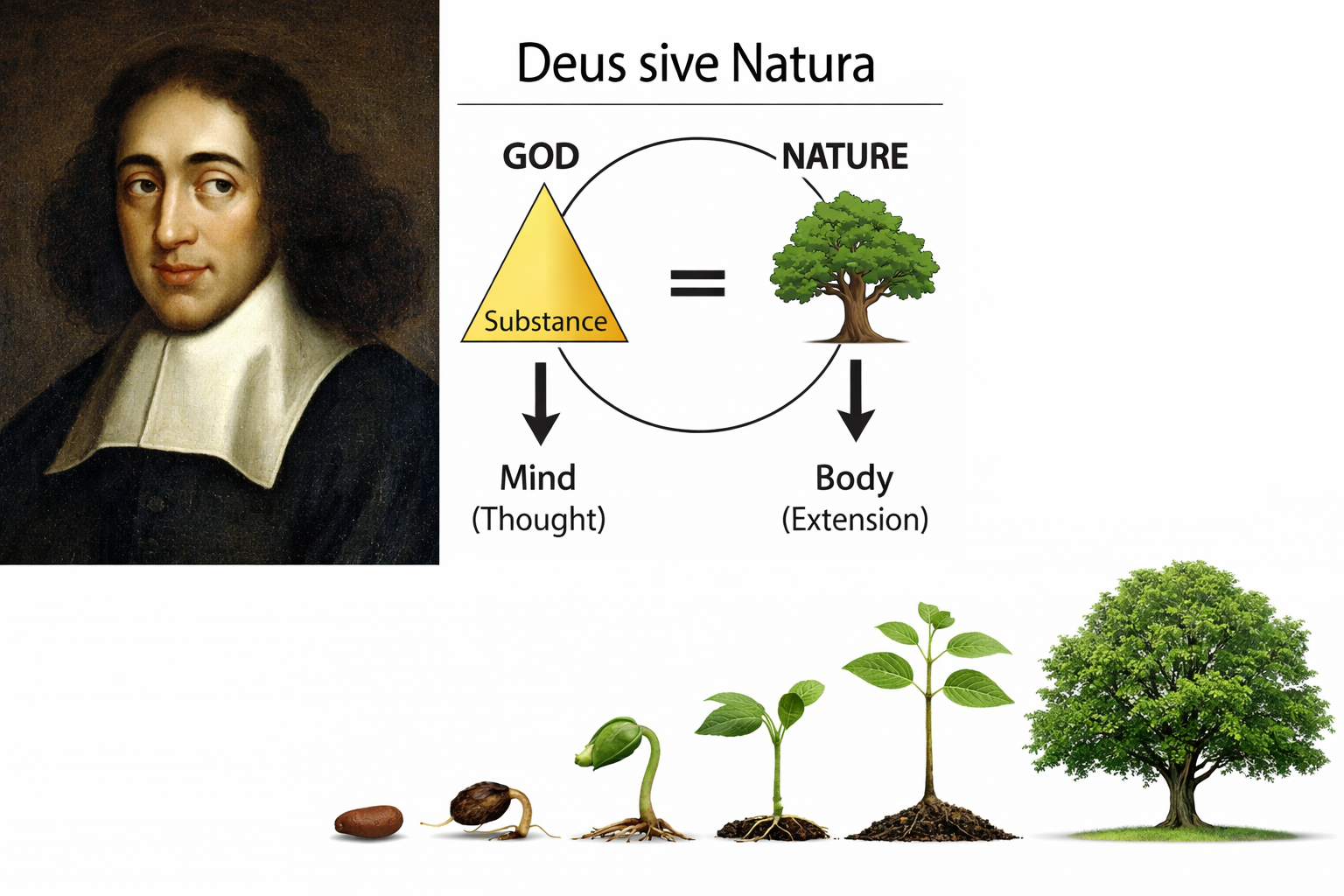 Spinoza Deus sive Natura Philosophy Deus sive Natura — स्पिनोज़ा का प्रसिद्ध सिद्धांत