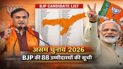 असम चुनाव 2026 BJP उम्मीदवार सूची जारी