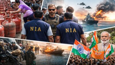 भारत राष्ट्रीय समाचार 18 मार्च 2026 LPG संकट NIA कार्रवाई और ईरान युद्ध का प्रभाव
