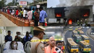 UP News 12 March 2026 LPG सिलेंडर संकट, नोएडा फैक्ट्री आग और प्रदेश की बड़ी घटनाएं