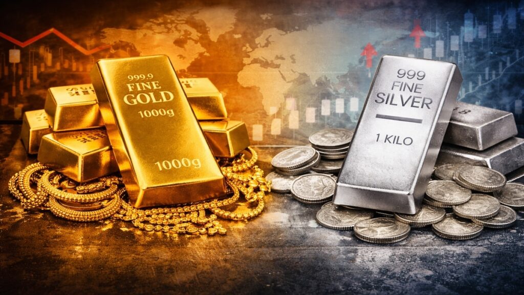 सोने चांदी के भाव 11 मार्च 2026, भारत में गोल्ड और सिल्वर कीमतों में तेजी