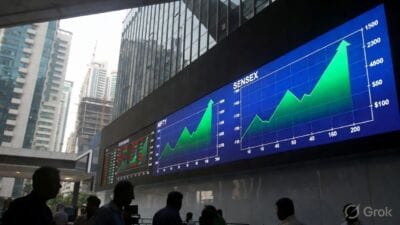 Sensex Nifty Update: 326 पॉइंट उछाल, बाजार में राहत