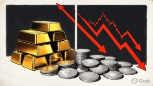 सोना चांदी रेट और शेयर बाजार गिरावट 13 मार्च 2026