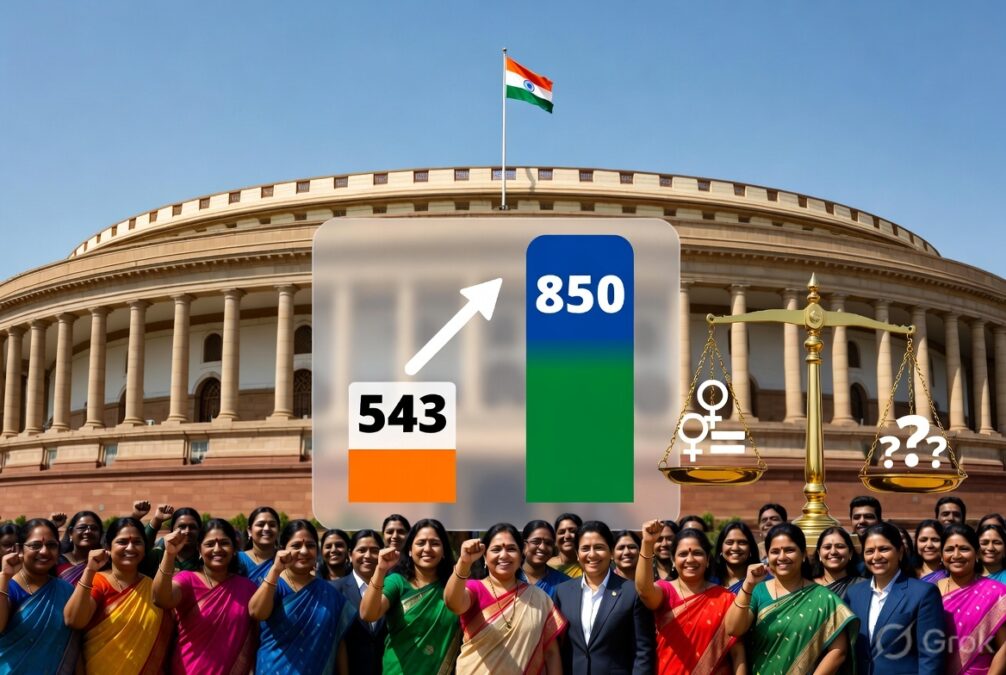 33% महिला आरक्षण और लोकसभा की 850 सीटें - संसद विशेष सत्र 2026 में उठ रहे विवाद