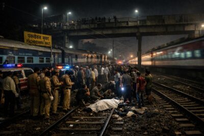 प्रयागराज पचदेवरा हाल्ट ट्रेन हादसा में 5 लोगों की मौत