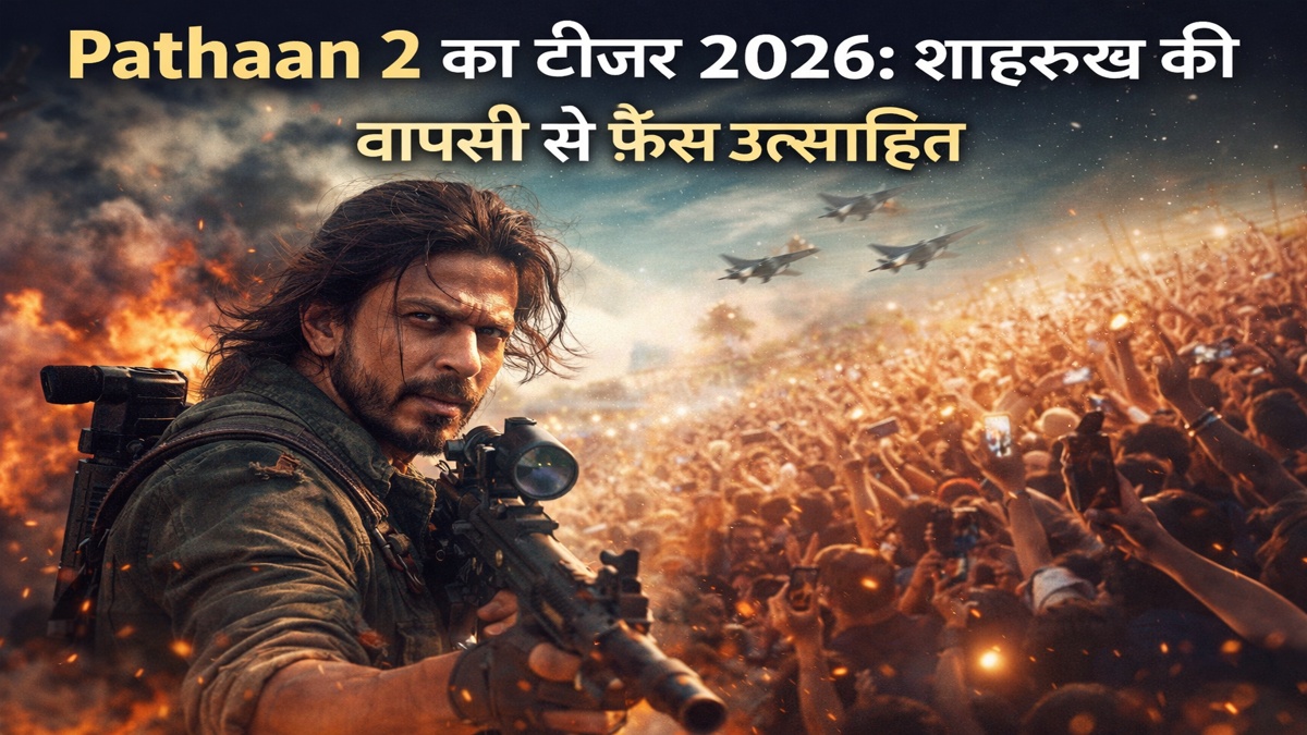 Pathaan 2 2026, शाहरुख खान का एक्शन लुक और टीजर रिलीज