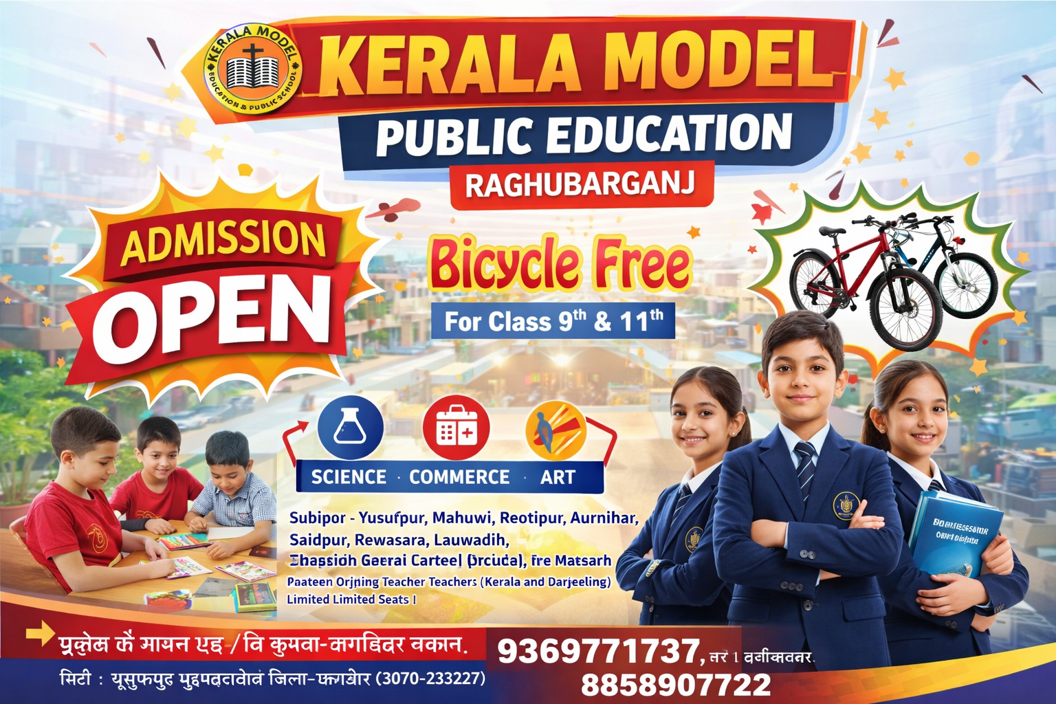 केरल मॉडल एजुकेशन पब्लिक स्कूल में CBSE अफिलिएशन और नए एडमिशन की जानकारी