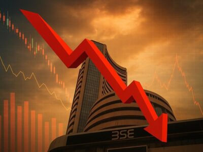 Sensex drops 200 points and Nifty falls below 24200 amid weak market trend
