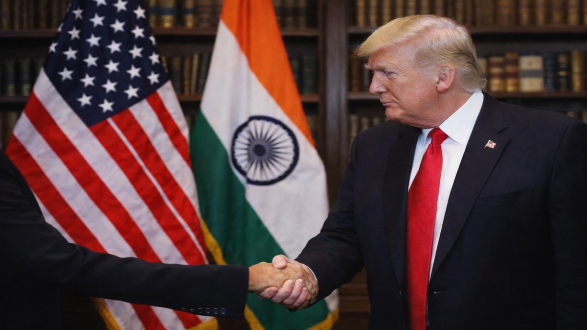 Donald Trump ईरान पर बयान देते हुए बैठक के दौरान