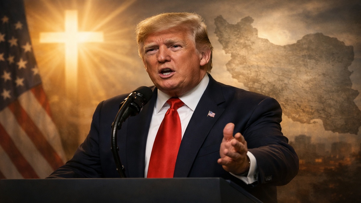 ट्रंप का ईरान युद्ध पर धार्मिक बयान विवाद