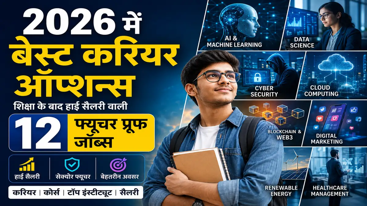 2026 में भारत के टॉप हाई सैलरी और फ्यूचर प्रूफ करियर ऑप्शन्स