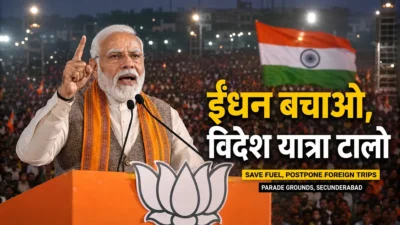 PM मोदी ईंधन बचाओ: विदेश यात्रा टालो, स्वदेशी अपनाओ
