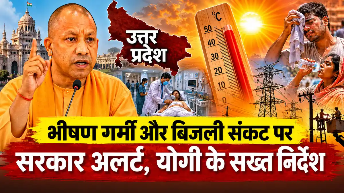 UP Heatwave 2026: भीषण गर्मी और बिजली संकट पर सरकार अलर्ट, CM योगी ने दिए सख्त निर्देश - उत्तर प्रदेश