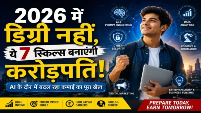 2026 में डिग्री नहीं, ये 7 स्किल्स बनाएंगी करोड़पति! AI के दौर में बदल रहा कमाई का पूरा खेल