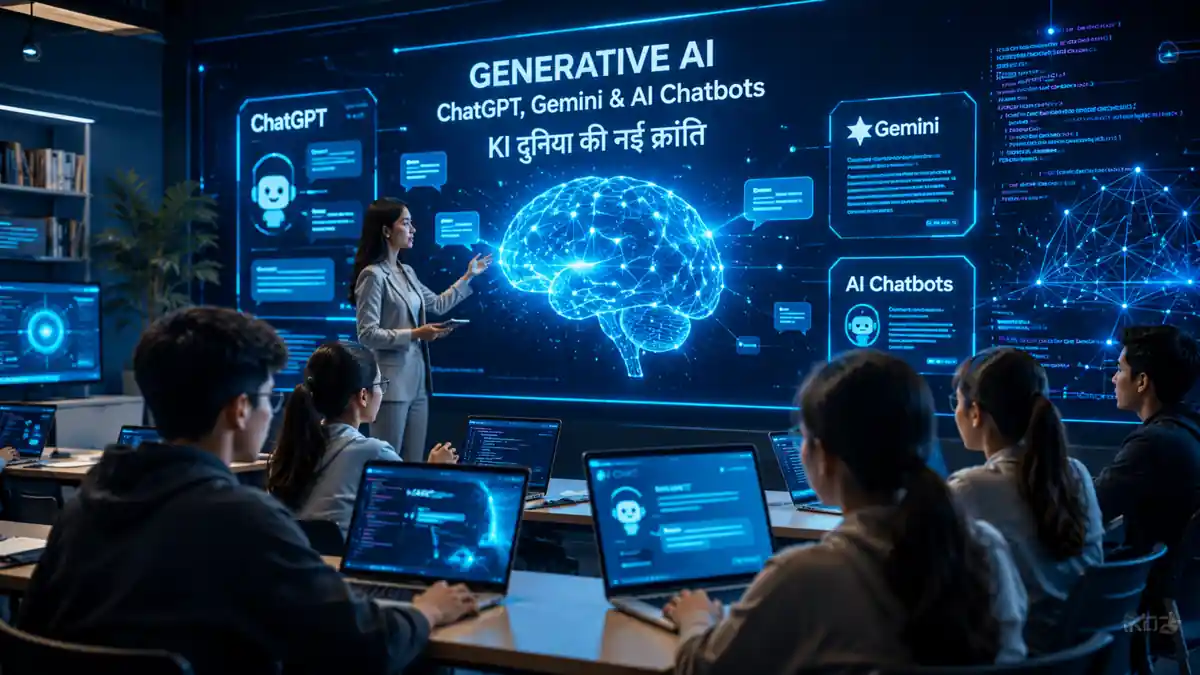 RI News Academy – पाठ 3 Generative AI क्या है? ChatGPT, Gemini और AI Chatbots की दुनिया - Uncategorized