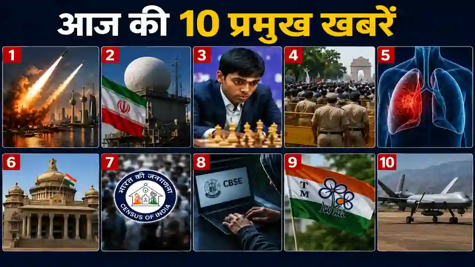 आज की 10 प्रमुख खबरें: पश्चिम एशिया संकट से लेकर प्रज्ञानानंदा की ऐतिहासिक जीत तक - Uncategorized