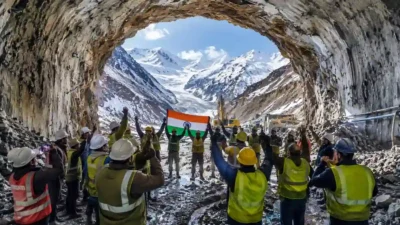 जोजिला टनल ब्रेकथ्रू 2026: कश्मीर-लद्दाख कनेक्टिविटी में ऐतिहासिक उपलब्धि, दोनों छोर आपस में जुड़े