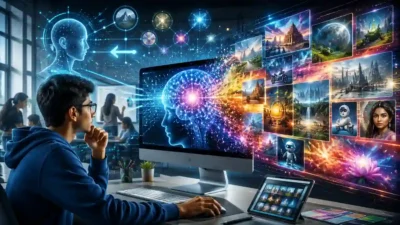 भाग-5: AI चित्र कैसे बनाता है? DALL·E, Midjourney और Image Generation को सरल भाषा में समझें