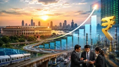 भारत की GDP वृद्धि 7.8% पर पहुंची, पूरे वित्तीय वर्ष में 7.7% की मजबूत आर्थिक बढ़त दर्ज