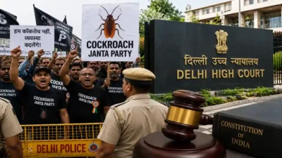 कॉकरोच जनता पार्टी के प्रदर्शन पर तत्काल सुनवाई से दिल्ली हाई कोर्ट का इनकार