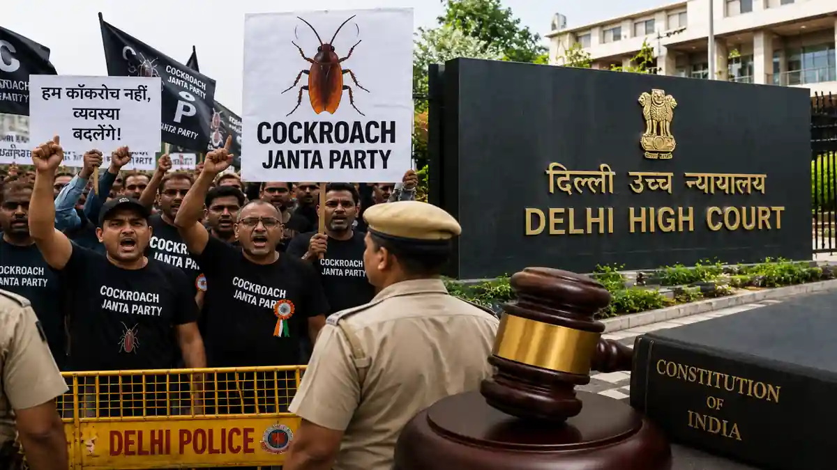 cockroach-janta-party-protest-delhi-hc - Uncategorized