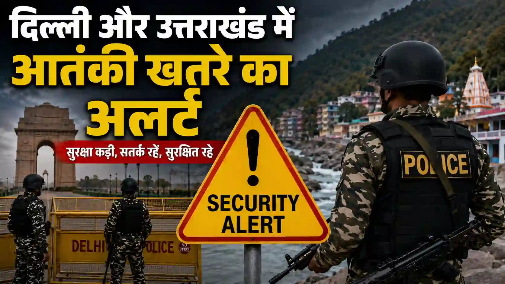 दिल्ली और उत्तराखंड में आतंकी खतरे का अलर्ट: धार्मिक स्थलों, सरकारी दफ्तरों और प्रमुख प्रतिष्ठानों की सुरक्षा बढ़ी - ...