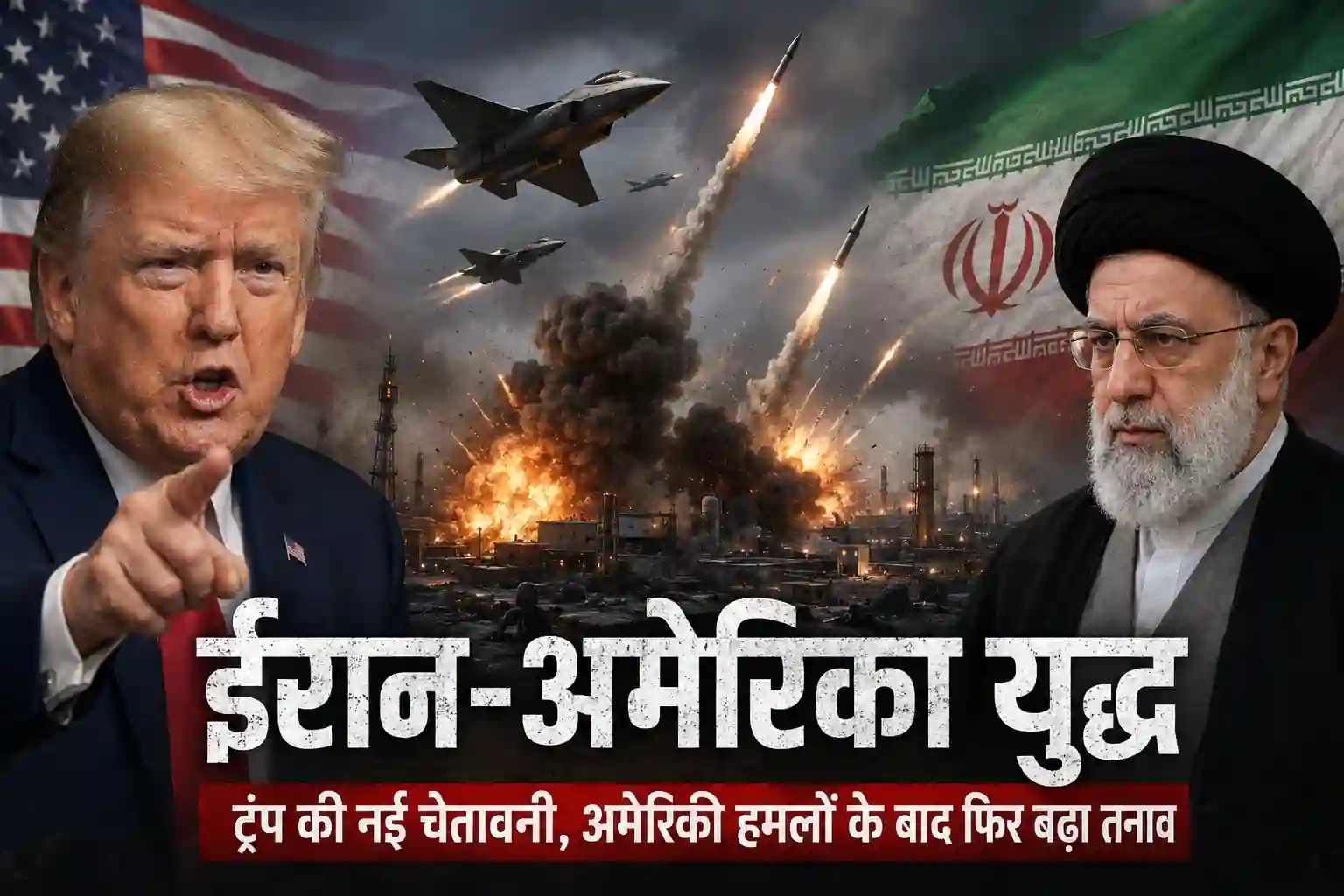 ईरान-अमेरिका युद्ध: ट्रंप की नई चेतावनी, अमेरिकी हमलों के बाद फिर बढ़ा तनाव - Uncategorized