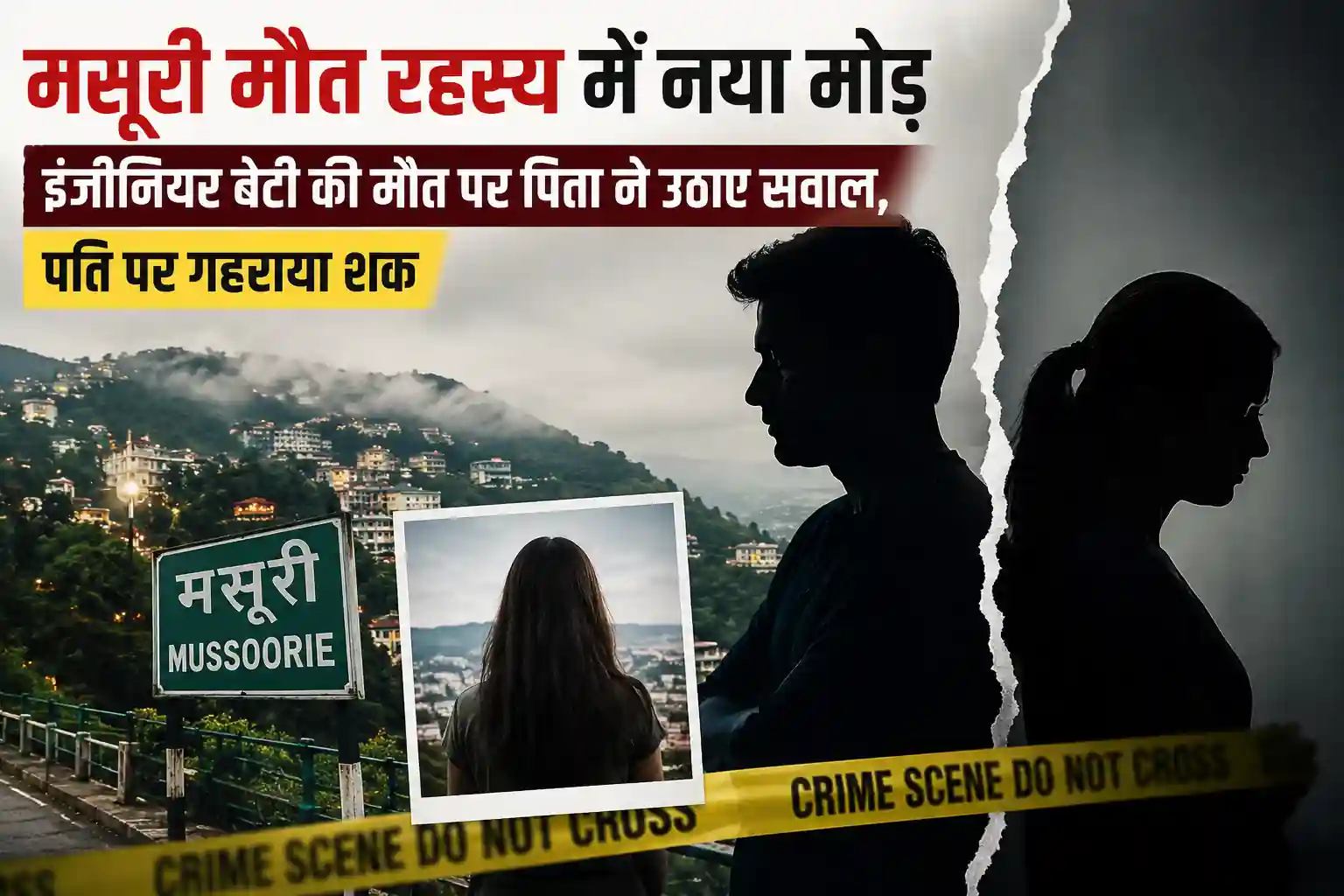 मसूरी मौत रहस्य में नया मोड़: इंजीनियर बेटी की मौत पर पिता ने उठाए सवाल, पति पर गहराया शक - राष्ट्रीय