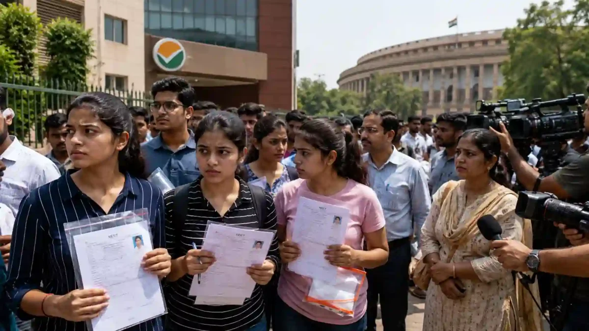 NEET विवाद पर संसद सख्त: NTA और CBSE से मांगे जवाब, पेपर लीक पर उठे नए सवाल - Top Headlines, शिक्षा एवं रोजगार, CBSE,...